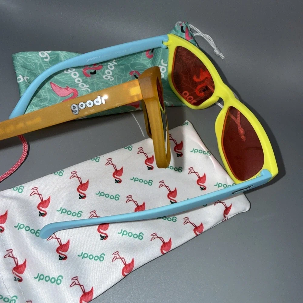 2 pairs Goodr Sunglasses- 